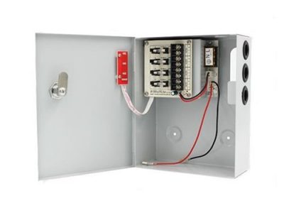 SURSA ALIMENTARE CCTV 12V 3A 4 IESIRI CU BACKUP STR1203-04CB